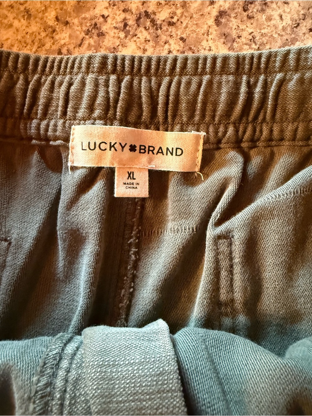 Lucky Brand Olive Green Drawstring Chinos - Picture 3 of 6
